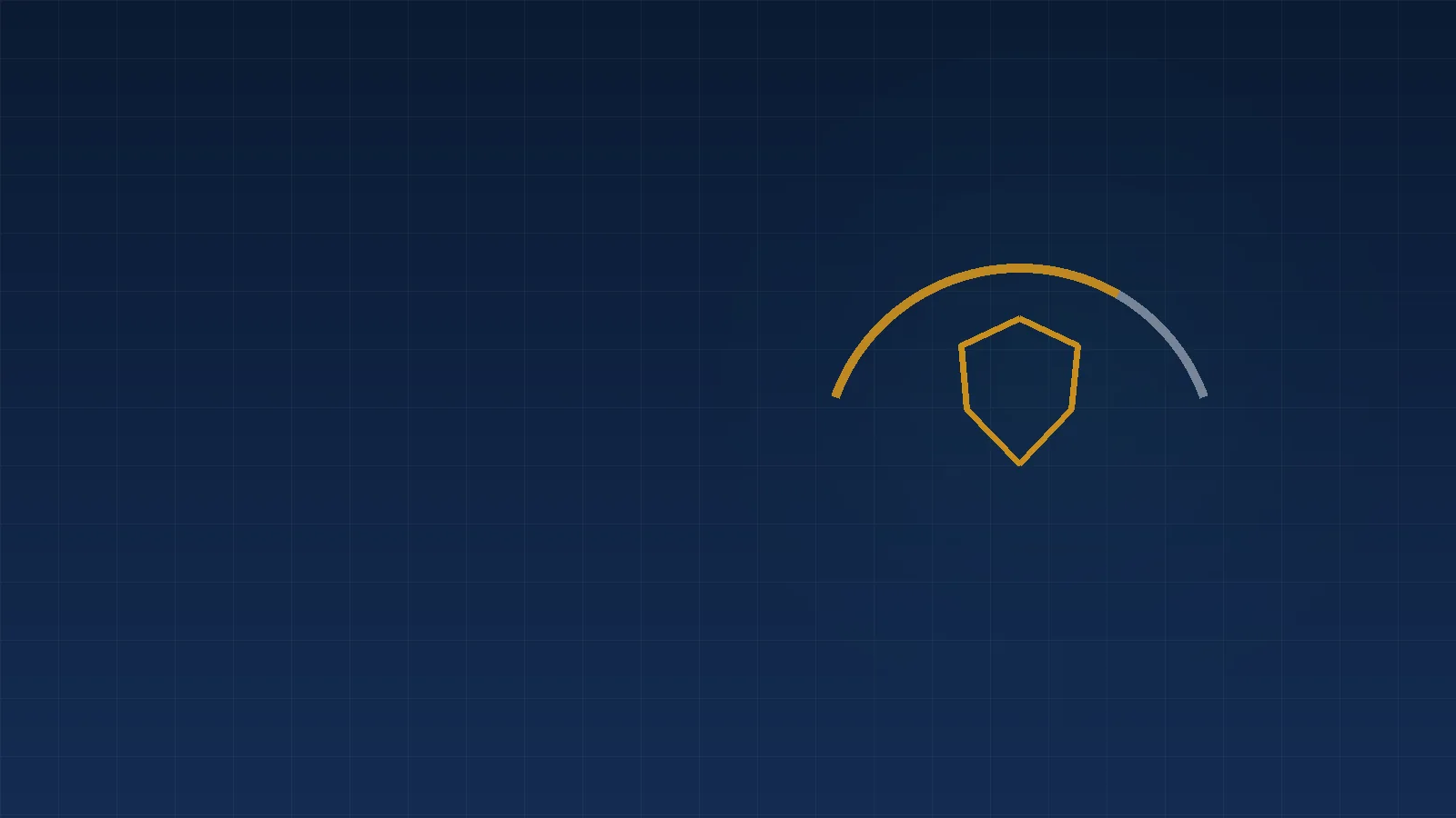 Shield above a rising readiness gauge